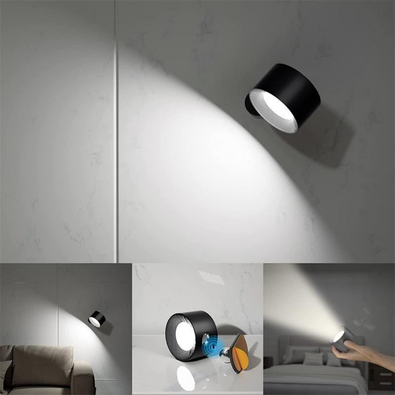 Flexilight™ | 360° Draaibare, draadloze oplaadbare wandlamp